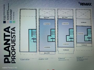 LOTE EN VENTA ALMAGRO DE 8.66 X 23.20 1
