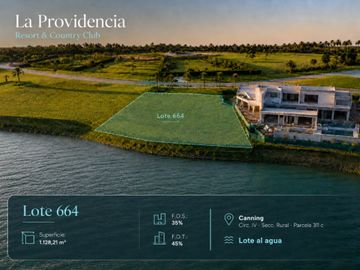 LOTE VENTA LA PROVIDENCIA CANNING A LA LAGUNA