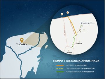 Preventa Lote Règimen Condominio Merida 8min Playa