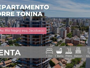VENTA DEPARTAMENTO 1 DORMITORIO EN LAS GRUTAS