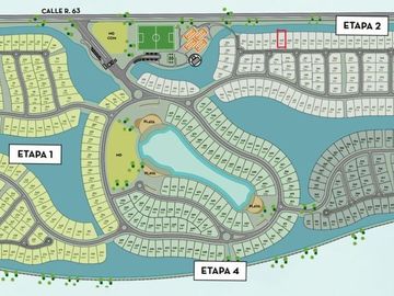 Lote en venta en Hudson Lagoon de  883 m2 al canal