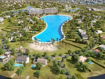 Lote en venta en Hudson Lagoon de  883 m2 al canal