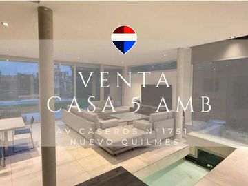 VENTA CASA 5 AMBIENTES CON PISICINA, NUEVO QUILMES