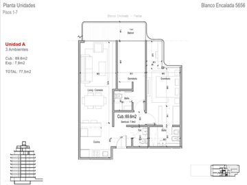 Depto En Venta Villa Urquiza 3 Amb Con Balcon