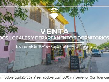LOCALES COMERCIALES + DEPARTAMENTO EN VENTA
