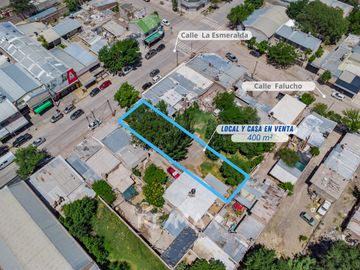 VENTA LOCAL COMERCIAL + CASA DOS DORMITORIOS