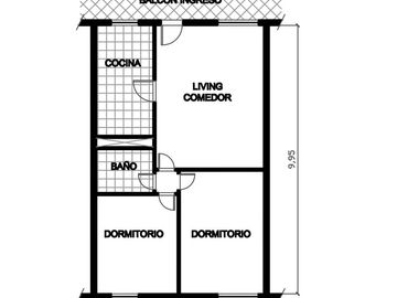 VENTA DEPARTAMENTO 2 DORMITORIOS