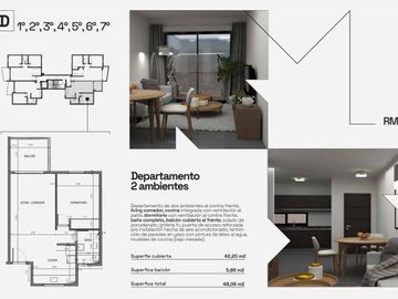 VENTA DEPTO 2 AMB CIUDADELA EN POZO FINANCIACIÓN