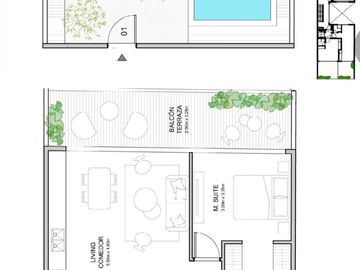 VENTA 3 AMB. EN DUPLEX CON TERRAZA. EMPRENDIMIENTO