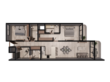 ÚLTIMOS 2 DEPARTAMENTOS DE LUJO EN VENTA EN CAMPESTRE, MÉRIDA