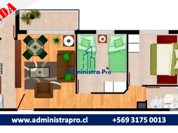 COMODO DEPARTAMENTO SECTOR PONIENTE
