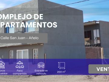 VENTA COMPLEJO 4 DEPARTAMENTOS AMOBLADOS - AÑELO