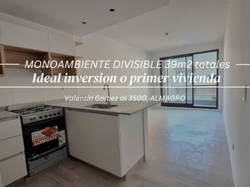 VENTA DEPARTAMENTO MONOAMEBIENTE ALMAGRO BALCON