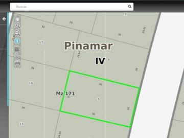 LOTE EN VENTA PINAMAR BARRIO NAYADES EN ALTURA