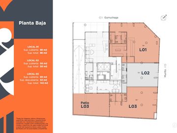 1 ambiente al frente con balcon 37 m2