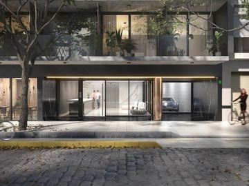 1 ambiente al frente con balcon 37 m2