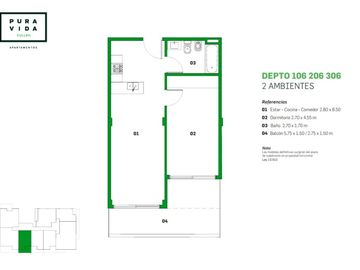 Departamento Venta 2 Amb Villa Urquiza Estrenar