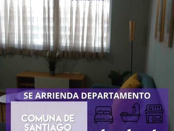 Departamento en arriendo  en SANTIAGO