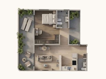VENTA DEPTO 2 AMB CON BALCÓN TERRAZA. FINANCIACIÓN