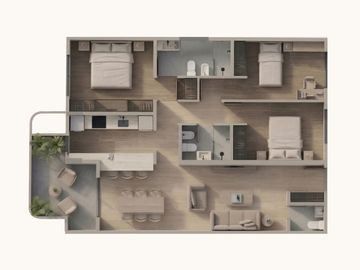 VENTA DEPTO 4 AMB CON BALCÓN POZO VILLA URQUIZA