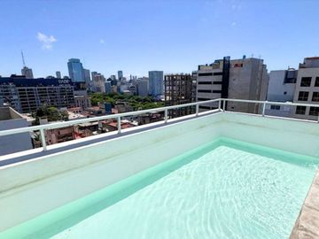 Monoambiente moderno con balcón / amenities