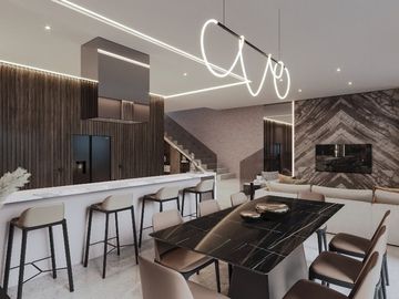 CASA EN VENTA EN FRACCIONAMIENTO EN SANTIAGO