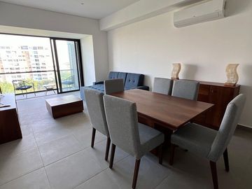 Departamento en renta – Torre Índico, Vía Montejo, Mérida