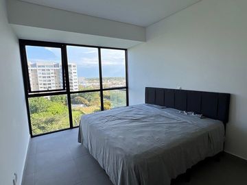 Departamento en renta – Torre Índico, Vía Montejo, Mérida