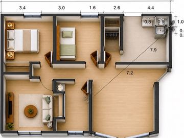 Casa para Remodelar Fernando de Arguello
