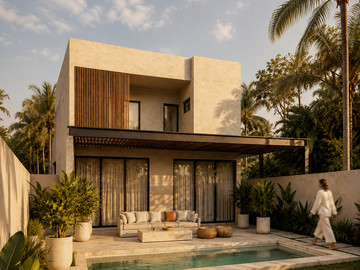 CASA EN VENTA MERIDA, TAMANCHE, SALAMA PREMIUM LIVING, MOD. MAJI, A 12 MESES.