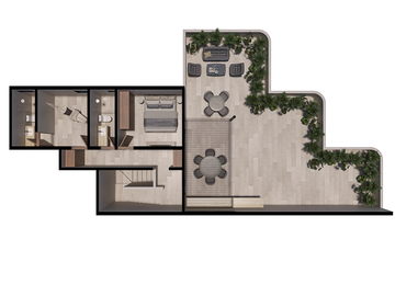 ÚLTIMO PENTHOUSE DE LUJO EN VENTA EN CAMPESTRE, MÉRIDA