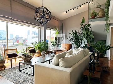 Penthouse en VENTA de dos niveles, terraza y hermosa vista arbolada en Polanco