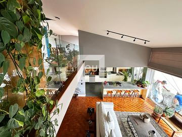 Penthouse en VENTA de dos niveles, terraza y hermosa vista arbolada en Polanco
