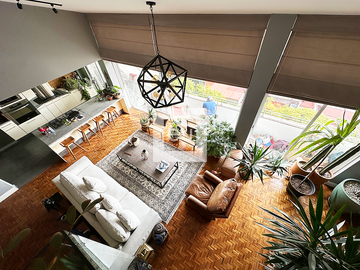 Penthouse en VENTA de dos niveles, terraza y hermosa vista arbolada en Polanco