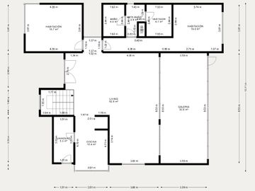 VENTA CASA 6 AMB  JARDIN Y PILETA MANZANARES CHICO