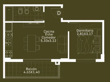 VENTA DPTO 2 AMB EN CASEROS - PERMUTA Y FINANCIA