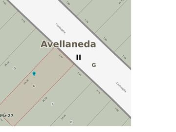 Venta lote en Avellaneda. ACEPTA PERMUTA