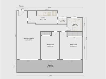 DEPARTAMENTO 2 AMB EN VENTA VILLA CRESPO TERRAZA