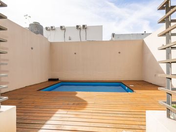 2 ambientes Villa Ortuzar, balcón terraza. Pileta.