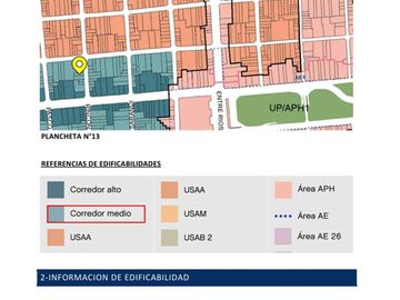 Venta lote en Balvanera 2774 m2 construibles