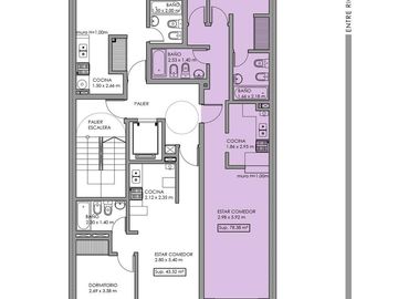 Venta departamento 2 dormitorios con cochera - Abasto Rosario