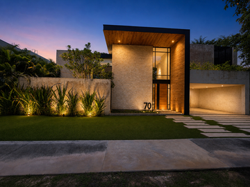 Residencia amueblada en renta | Estilo moderno maya | Yucatán Country Club