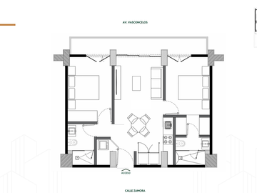Departamento en Pre Construcción en Condesa