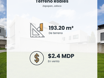 Terreno en Venta en Los Robles Residencial | Zapopan, Jalisco