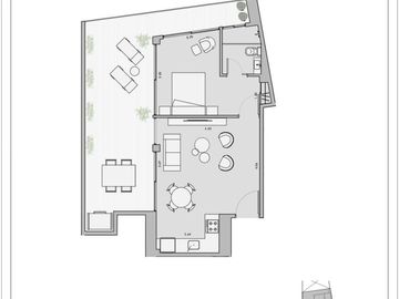 VENTA DEPTO 2 AMB PALERMO TERRAZA PROPIA