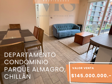 DEPARTAMENTO EN COND PARQUE ALMAGRO, CHILLÁN