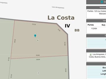 VENTA TERRENO COSTA DEL ESTE  ESQUINA OPORTUNIDAD