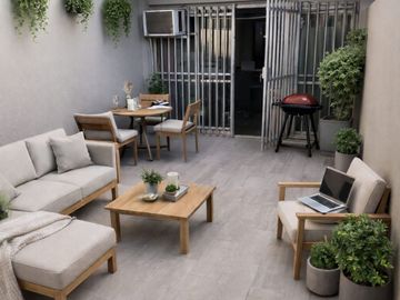 DEPARTAMENTO CON PATIO DE 22 m2