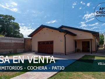 CASA DE 3 DORMITORIOS CON COCHERA EN VILLA AMELIA