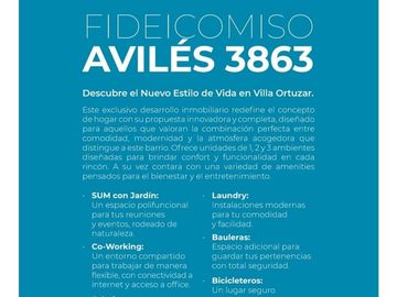 Preventa  Emprendimiento Aviles 3863 Villa Ortuzar